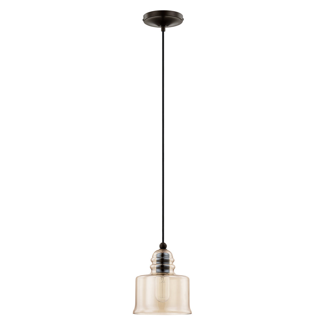 Livex Hand Blown Art Glass Mini Pendants 40630-92 Pendant Light - English Bronze