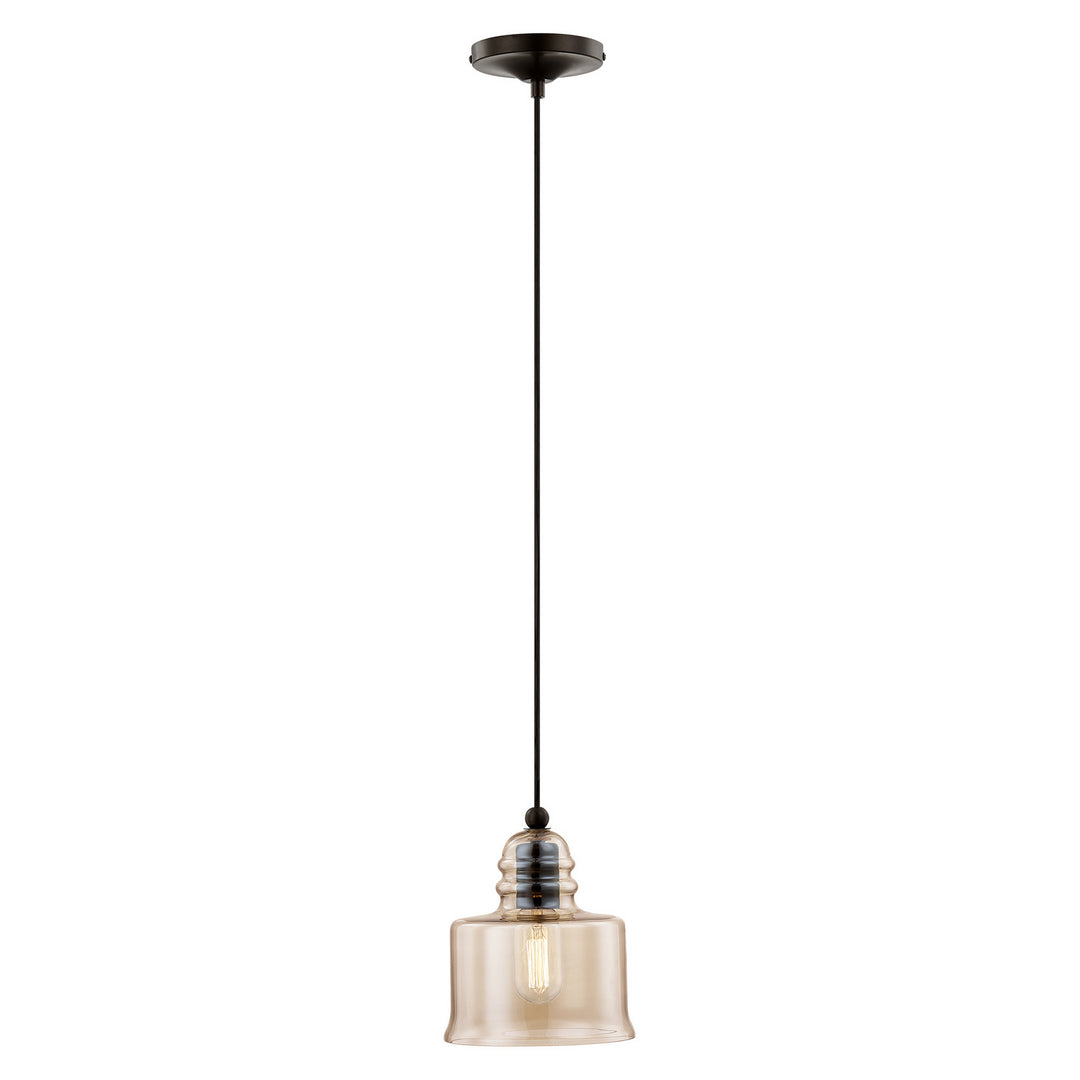 Livex Hand Blown Art Glass Mini Pendants 40630-92 Pendant Light - English Bronze