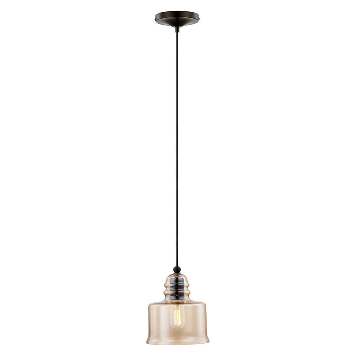 Livex Hand Blown Art Glass Mini Pendants 40630-92 Pendant Light - English Bronze