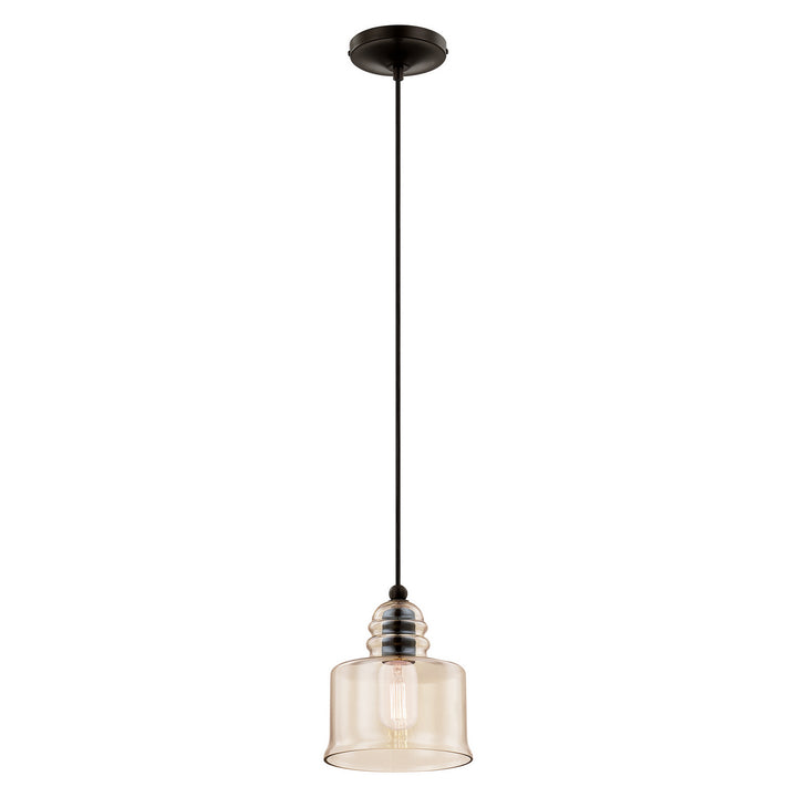 Livex Hand Blown Art Glass Mini Pendants 40630-92 Pendant Light - English Bronze