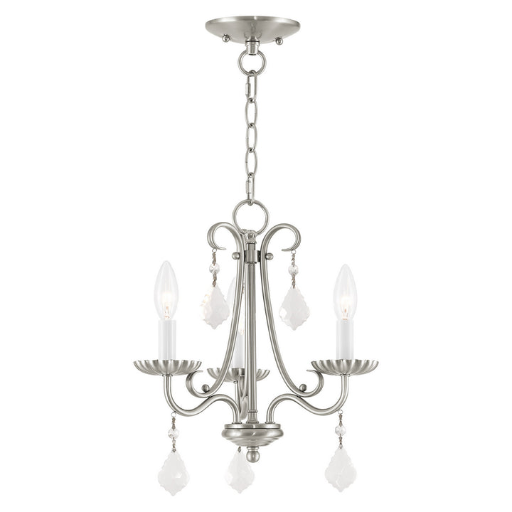 Livex Callisto 40773-91 Chandelier Light - Brushed Nickel