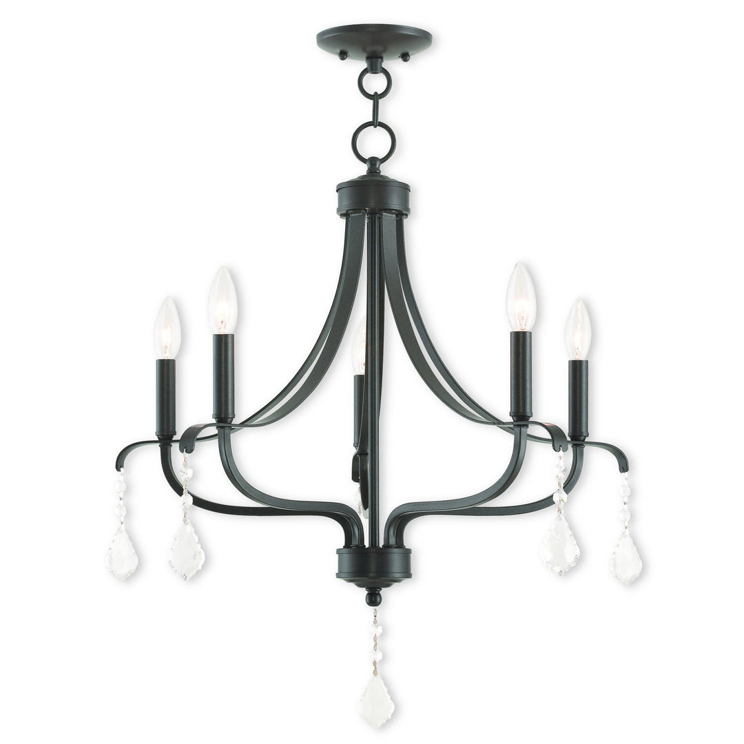 Livex Laurel 40785-92 Chandelier Light - English Bronze