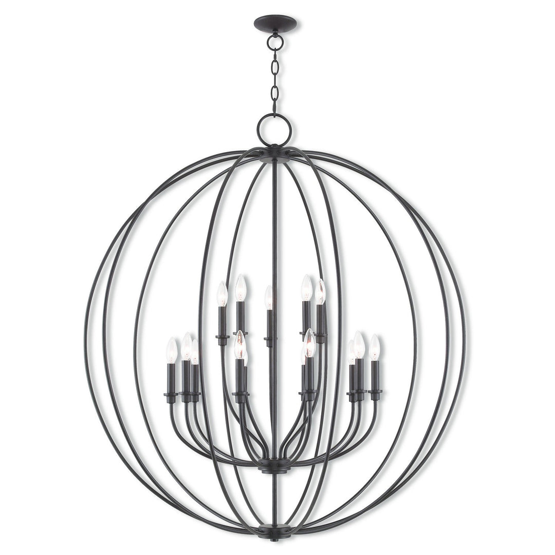 Livex Milania 46690-07 Chandelier Light - Bronze
