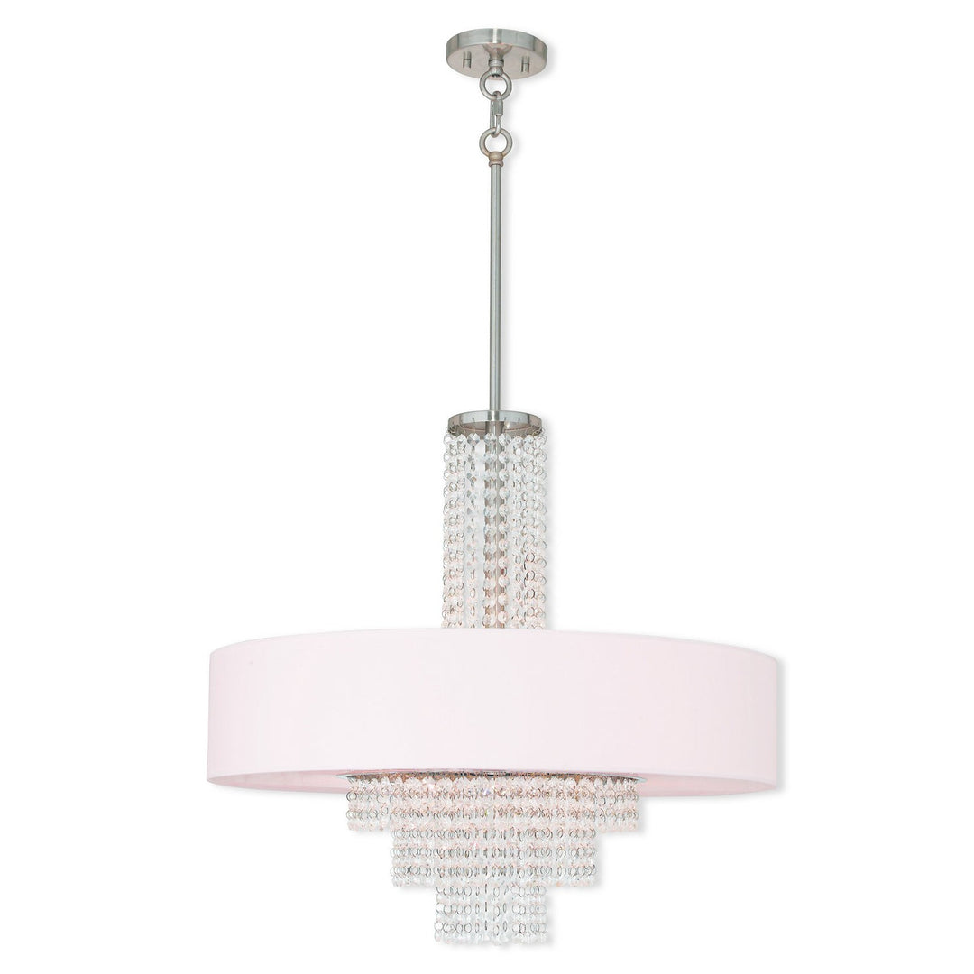 Livex Carlisle 51037-91 Chandelier Light - Brushed Nickel