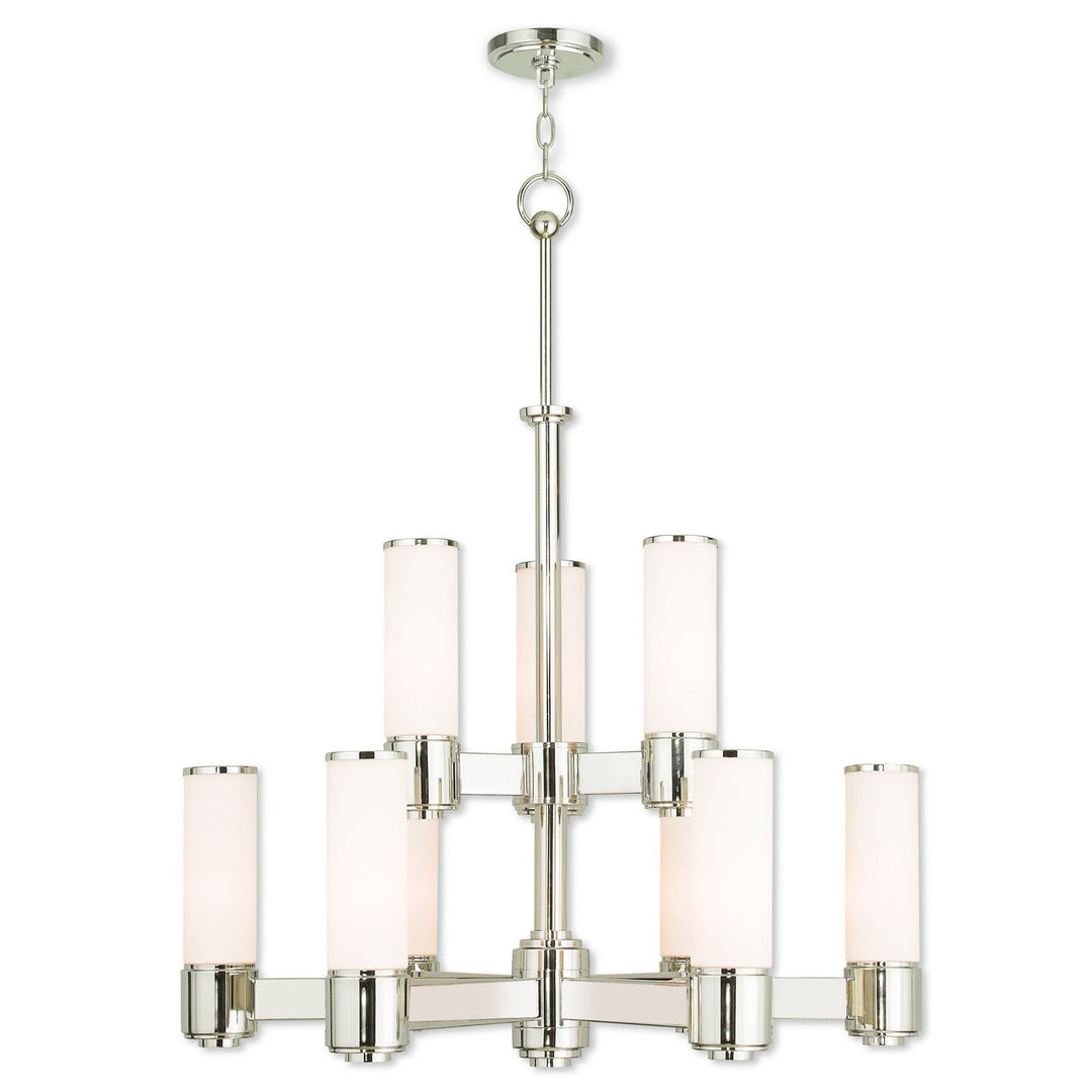 Livex Weston 52109-35 Chandelier Light - Polished Nickel