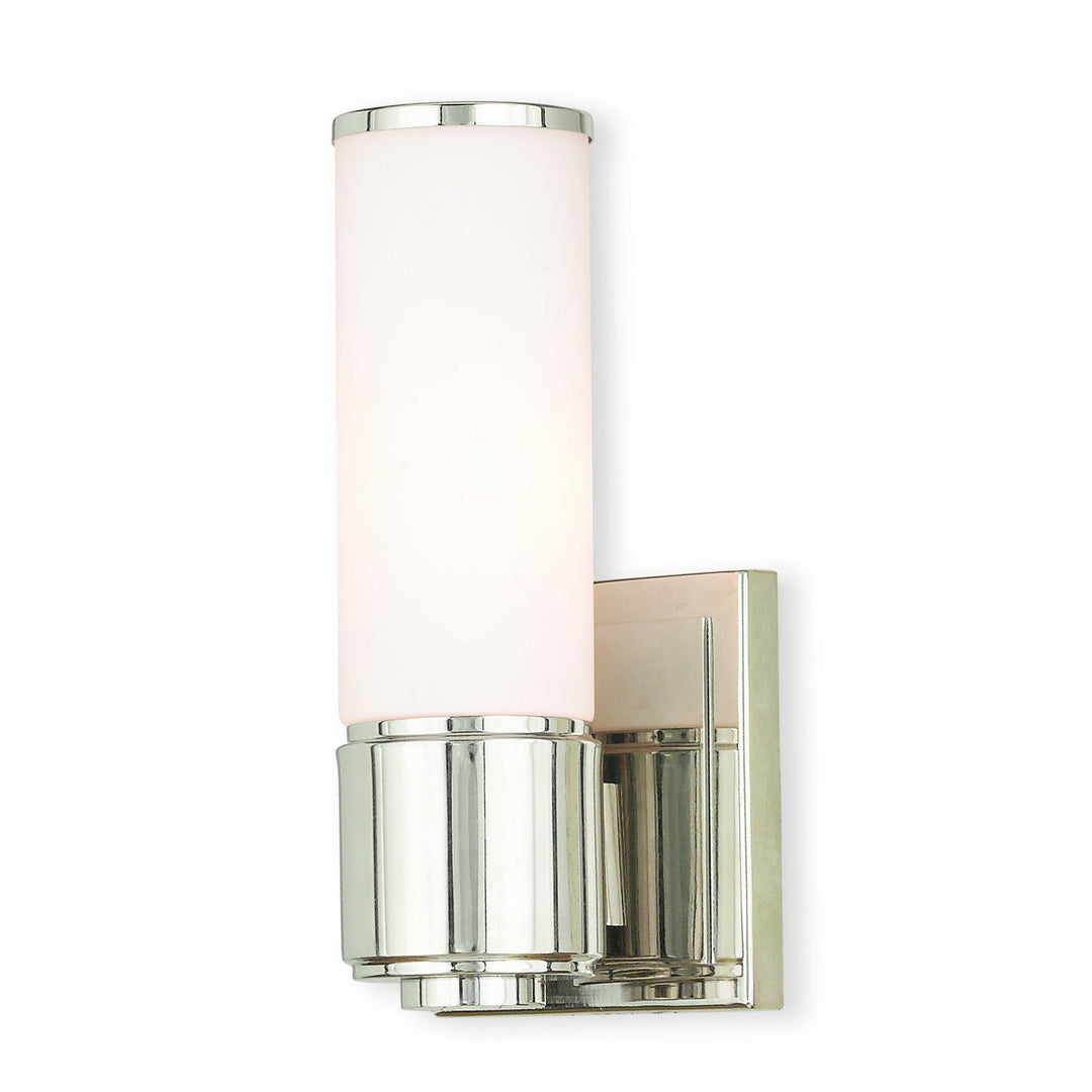 Livex Weston 52121-35 Wall Sconce Light - Polished Nickel