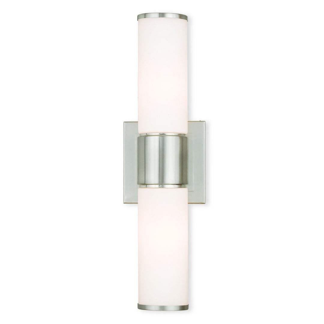 Livex Weston 52122-91 Wall Sconce Light - Brushed Nickel