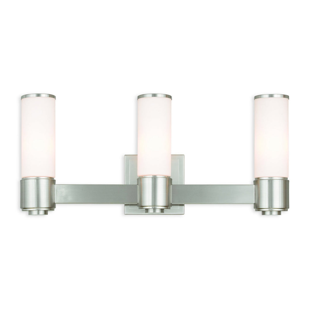 Livex Weston 52123-91 Bath Vanity Light 22 in. wide - Brushed Nickel