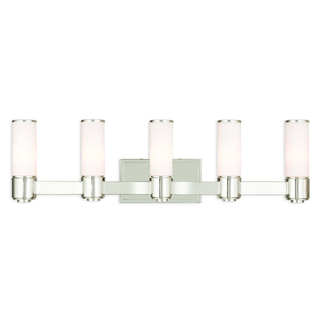 Livex Weston 52125-35 Bath Vanity Light 36 in. wide - Polished Nickel