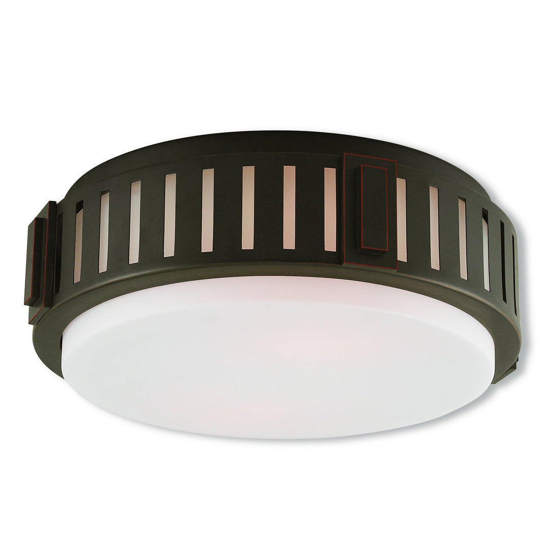 Livex Portland 65512-67 Ceiling Light - Olde Bronze