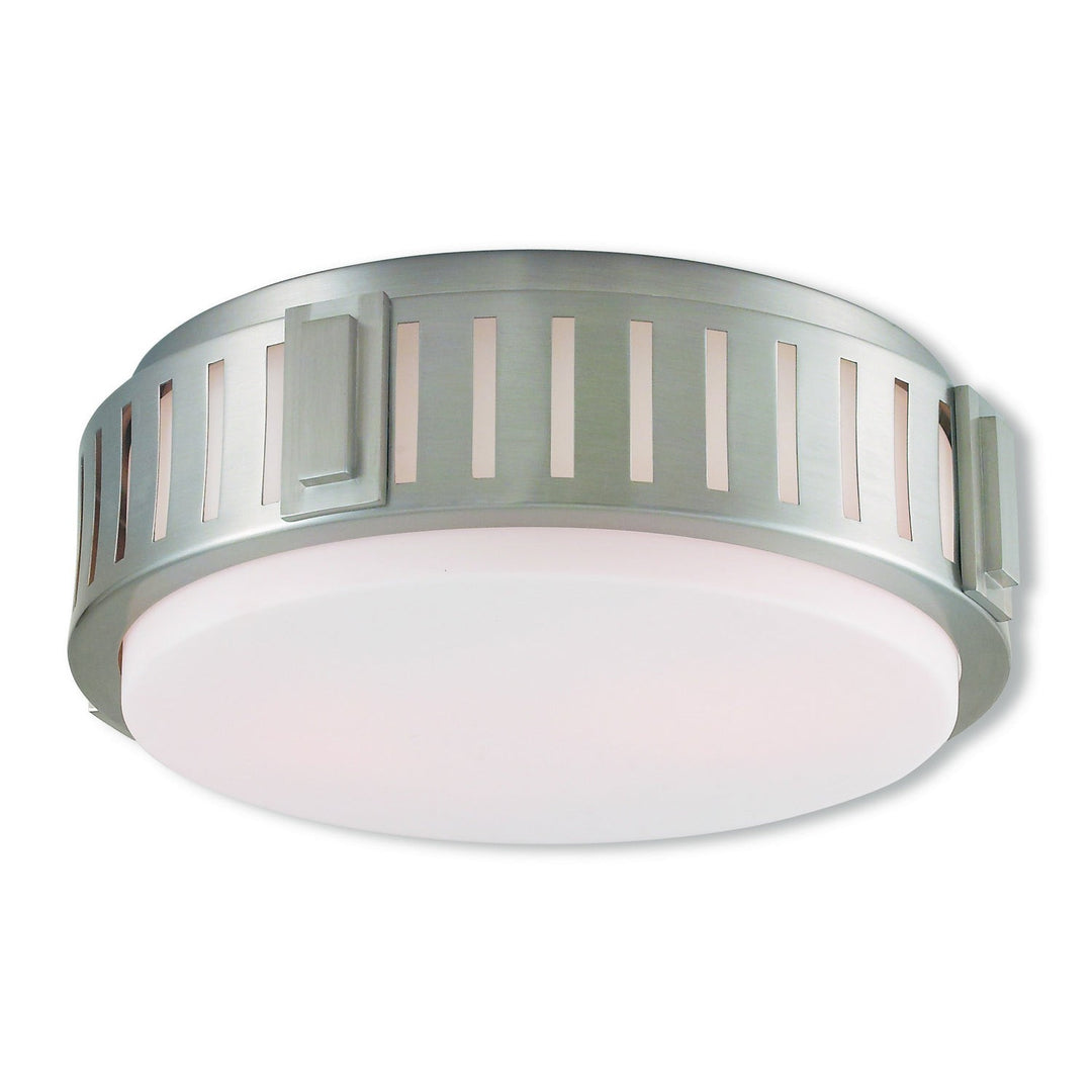 Livex Portland 65512-91 Ceiling Light - Brushed Nickel