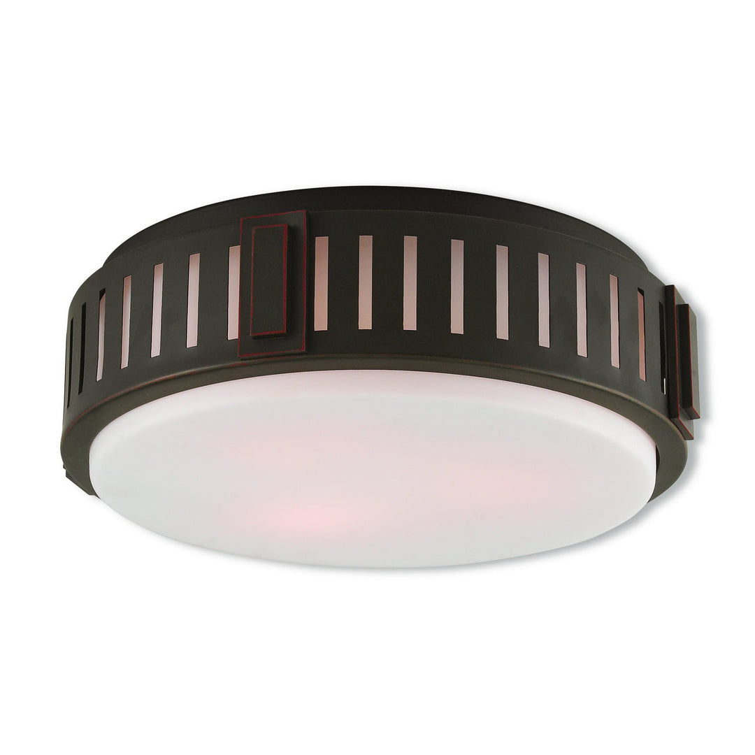 Livex Portland 65513-67 Ceiling Light - Olde Bronze