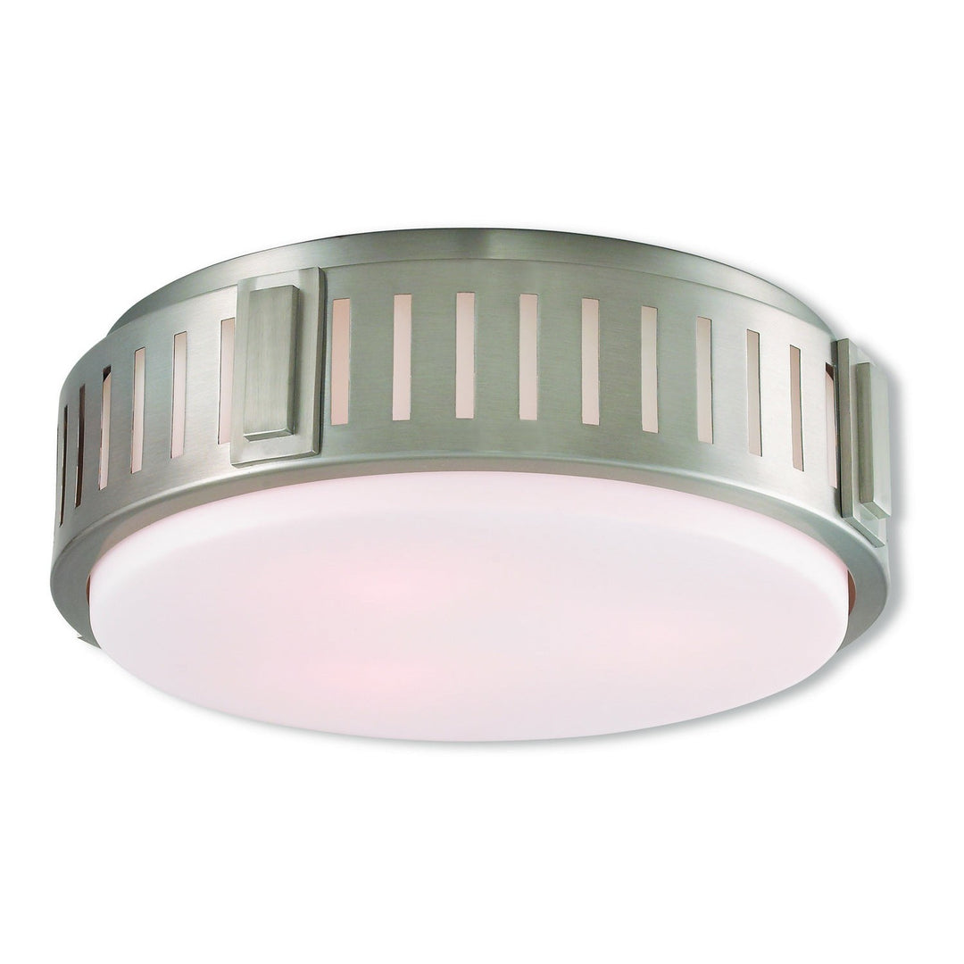 Livex Portland 65513-91 Ceiling Light - Brushed Nickel
