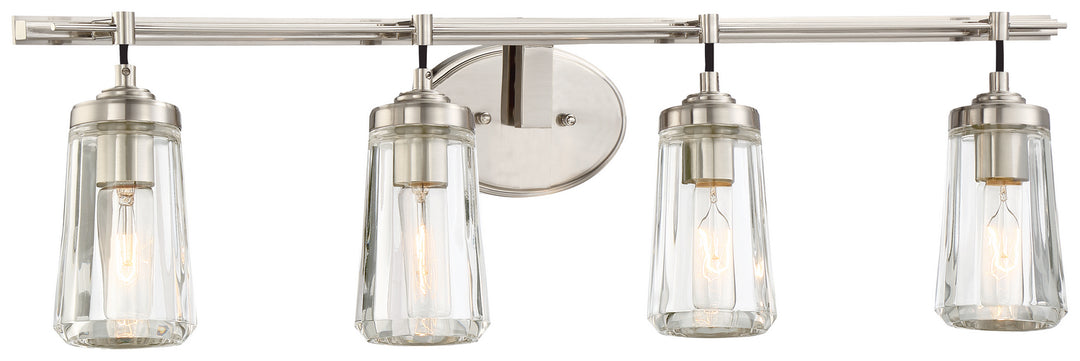 Minka-Lavery Poleis 2304-84 Bath Vanity Light 32 in. wide - Brushed Nickel