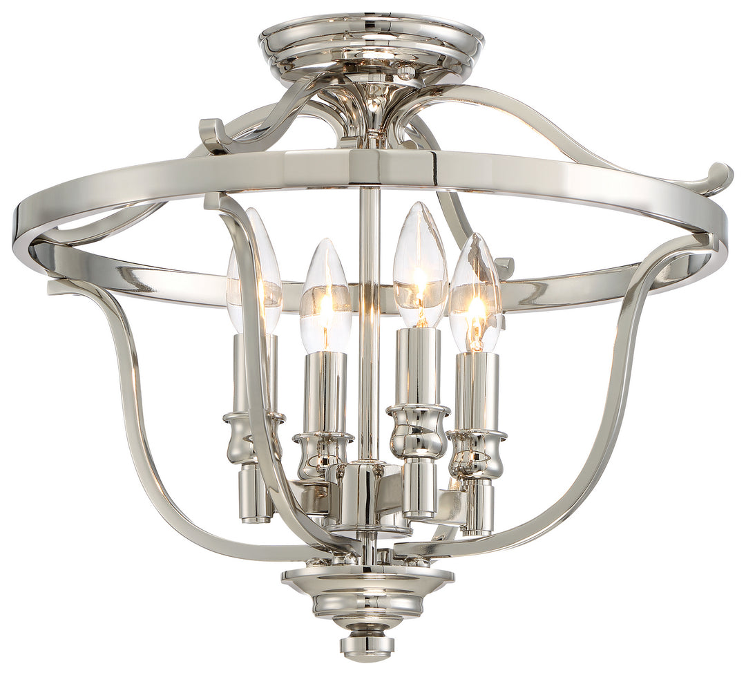 Minka-Lavery Audrey'S Point 3296-613 Ceiling Light - Polished Nickel