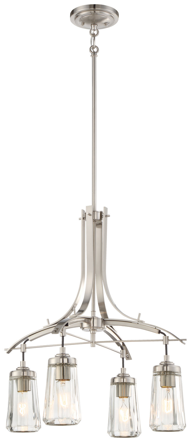 Minka-Lavery Poleis 3304-84 Chandelier Light - Brushed Nickel