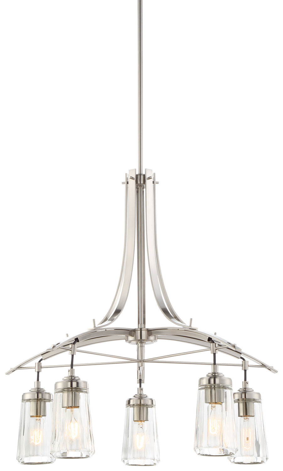 Minka-Lavery Poleis 3305-84 Chandelier Light - Brushed Nickel