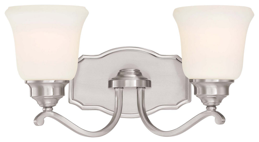 Minka-Lavery Savannah Row 3322-84 Bath Vanity Light 18 in. wide - Brushed Nickel