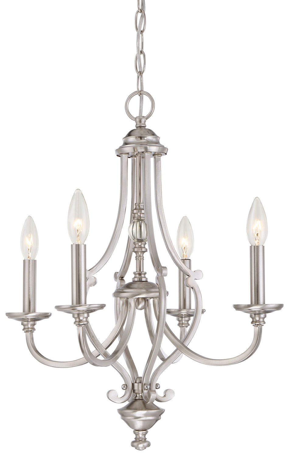 Minka-Lavery Savannah Row 3334-84 Chandelier Light - Brushed Nickel