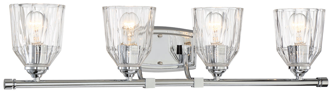 Minka-Lavery D`Or 3384-77 Bath Vanity Light 33 in. wide - Chrome