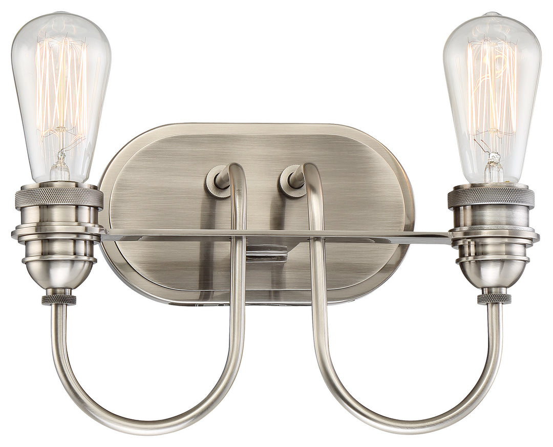 Minka-Lavery Uptown Edison 3452-84B Bath Vanity Light 13 in. wide - Plated Pewter