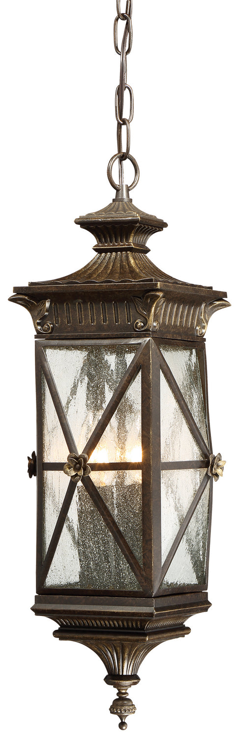 Minka-Lavery Lighting 9314-586 Rue Vieille Four Light Outdoor Chain Hung Outdoor Bronze / Dark