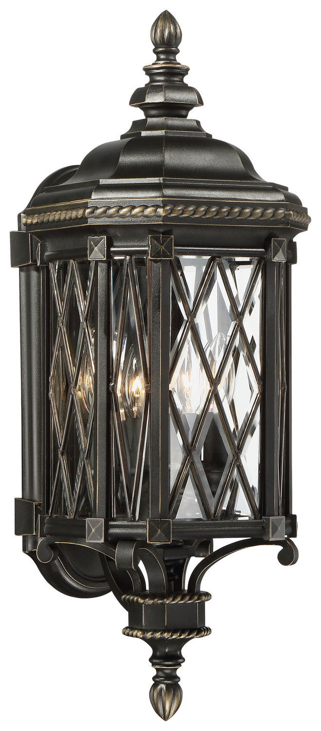 Minka-Lavery Lighting 9321-585 Bexley Manor Four Light Outdoor Wall Mount Outdoor Black