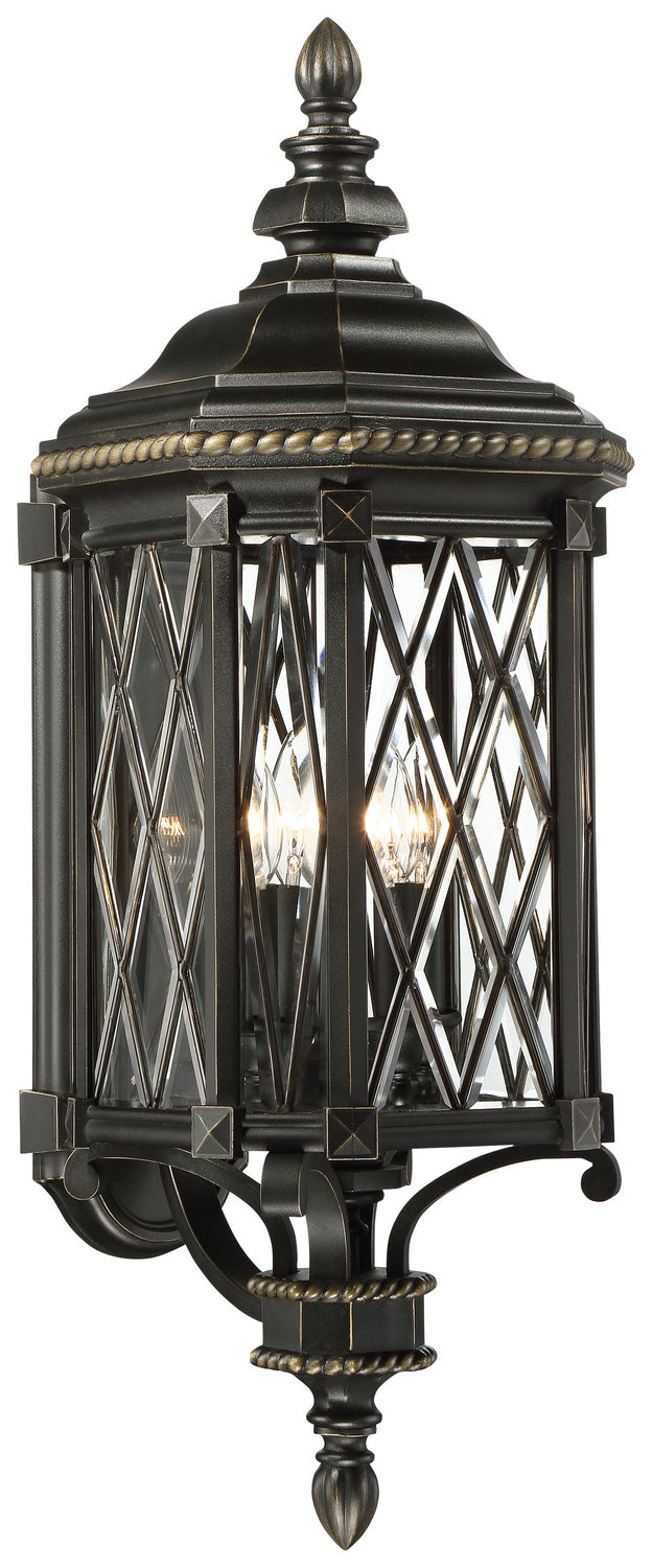 Minka-Lavery Lighting 9322-585 Bexley Manor Four Light Outdoor Wall Mount Outdoor Black