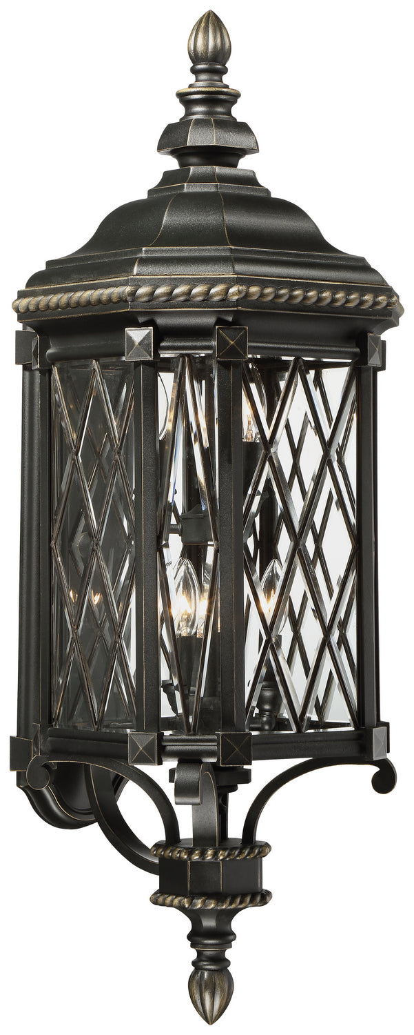 Minka-Lavery Lighting 9323-585 Bexley Manor Six Light Outdoor Wall Mount Outdoor Black