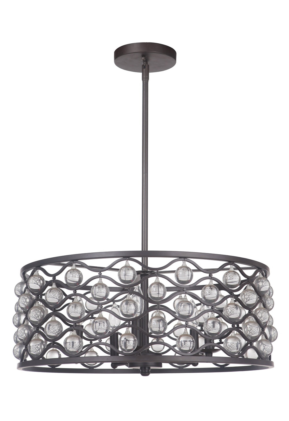 Mariana Halcyon 552383 Pendant Light - Bronze /Clear Glass Balls