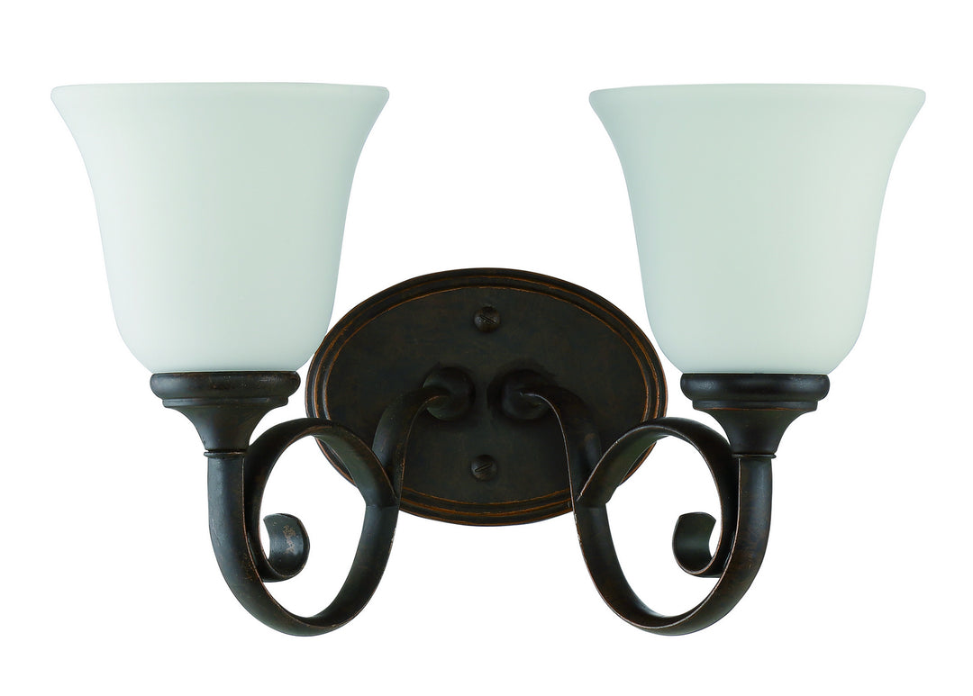 Craftmade Barrett Place 24202-MB-WG Bath Vanity Light 15 in. wide - Mocha Bronze