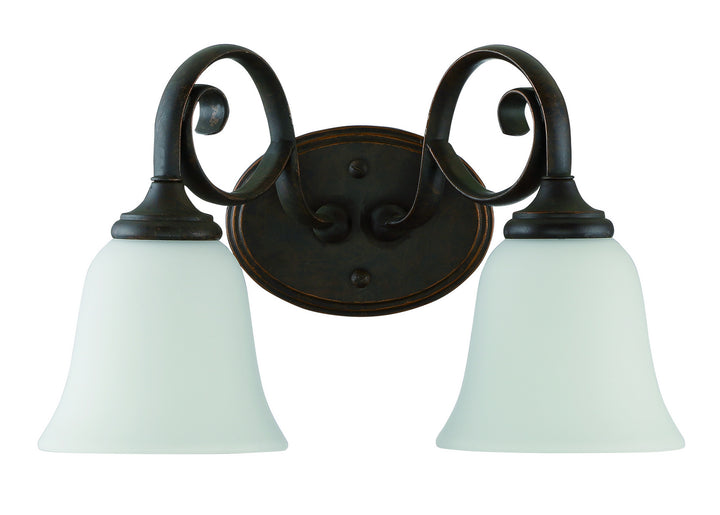 Craftmade Barrett Place 24202-MB-WG Bath Vanity Light 15 in. wide - Mocha Bronze