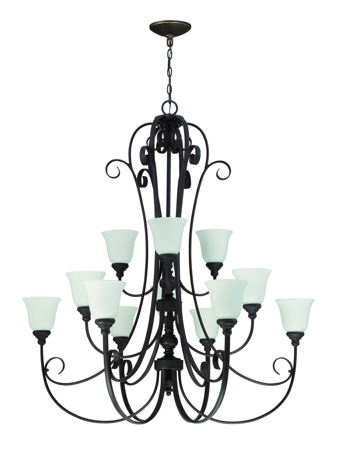 Craftmade Barrett Place 24212-MB-WG Chandelier Light - Mocha Bronze