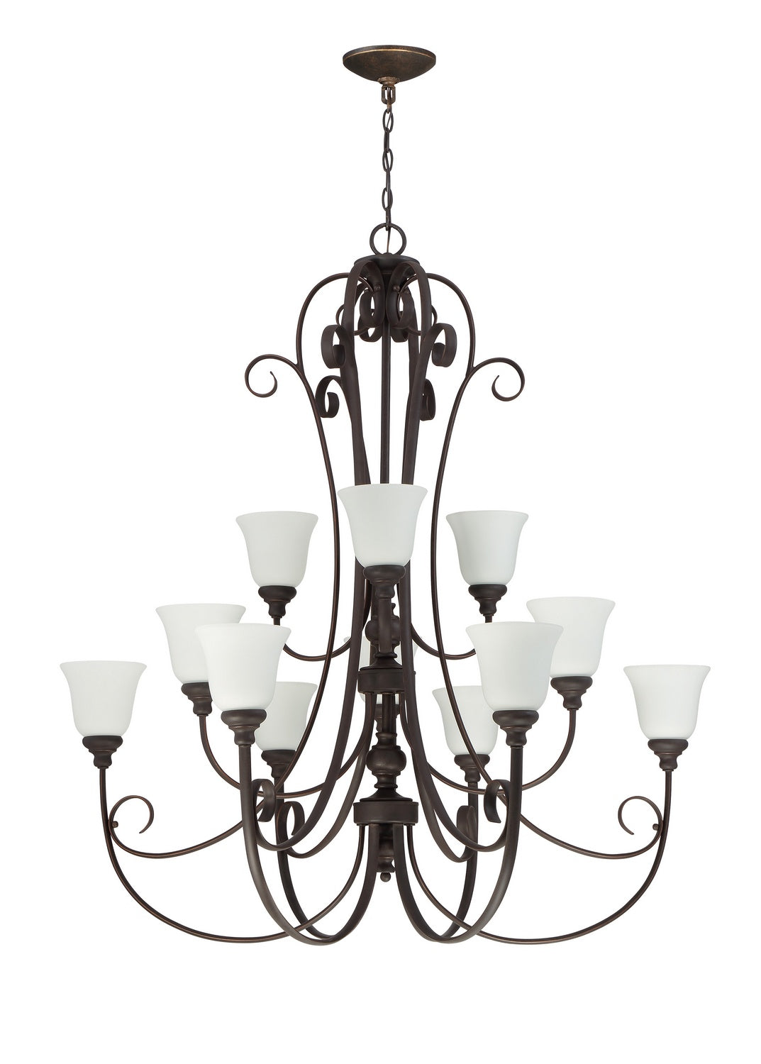 Craftmade Barrett Place 24212-MB-WG Chandelier Light - Mocha Bronze