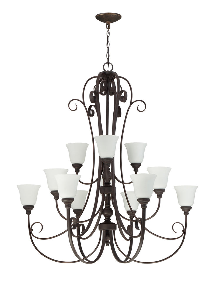 Craftmade Barrett Place 24212-MB-WG Chandelier Light - Mocha Bronze