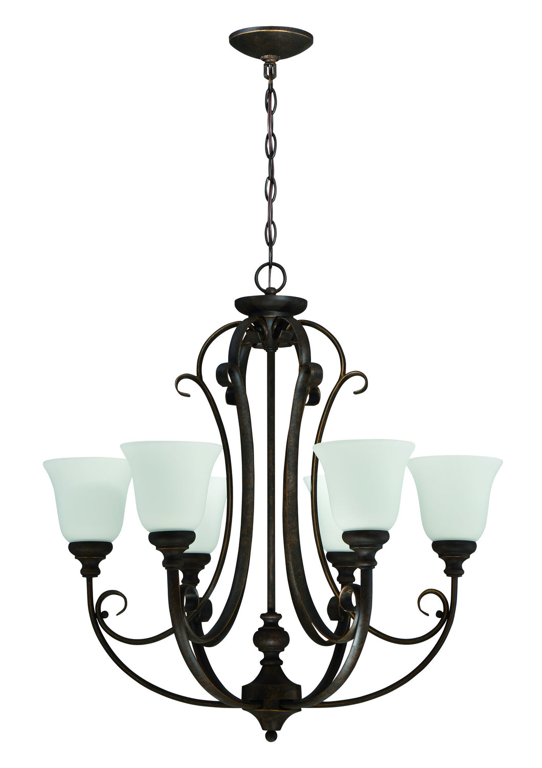 Craftmade Barrett Place 24226-MB-WG Chandelier Light - Mocha Bronze