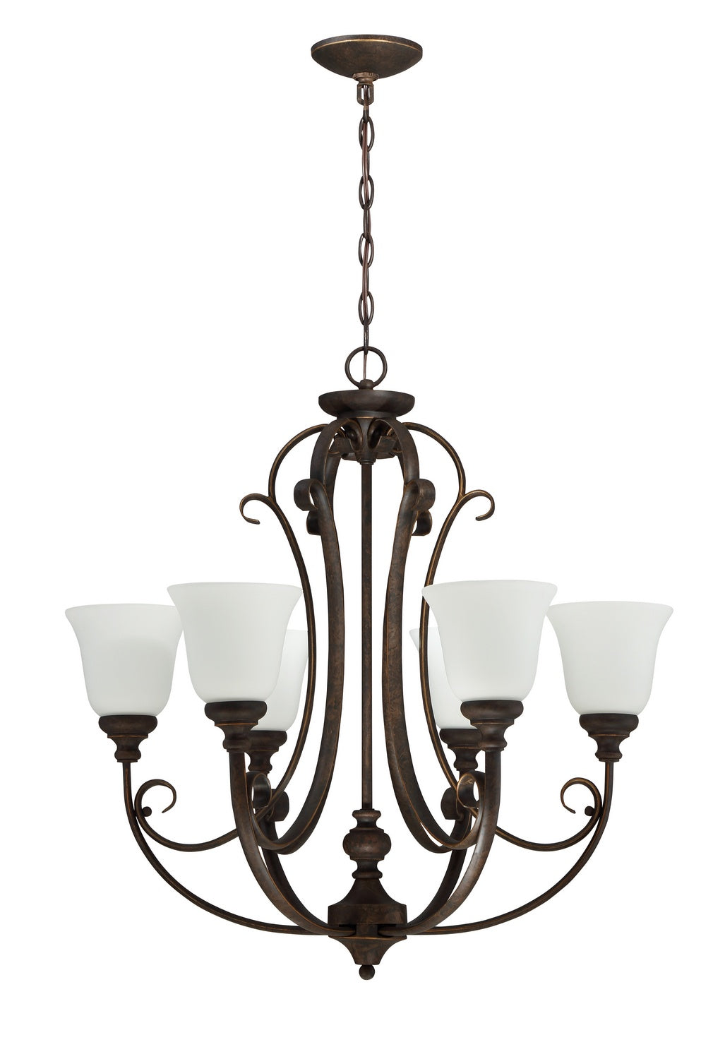 Craftmade Barrett Place 24226-MB-WG Chandelier Light - Mocha Bronze