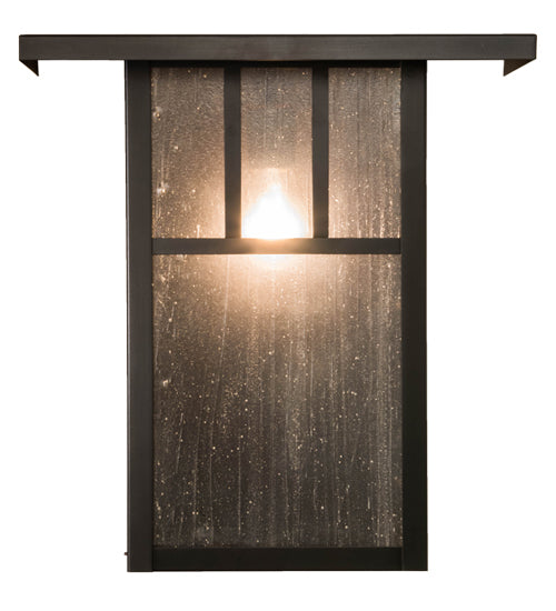 Meyda Tiffany Lighting 72327 Hyde Park One Light Wall Sconce Outdoor Bronze / Dark