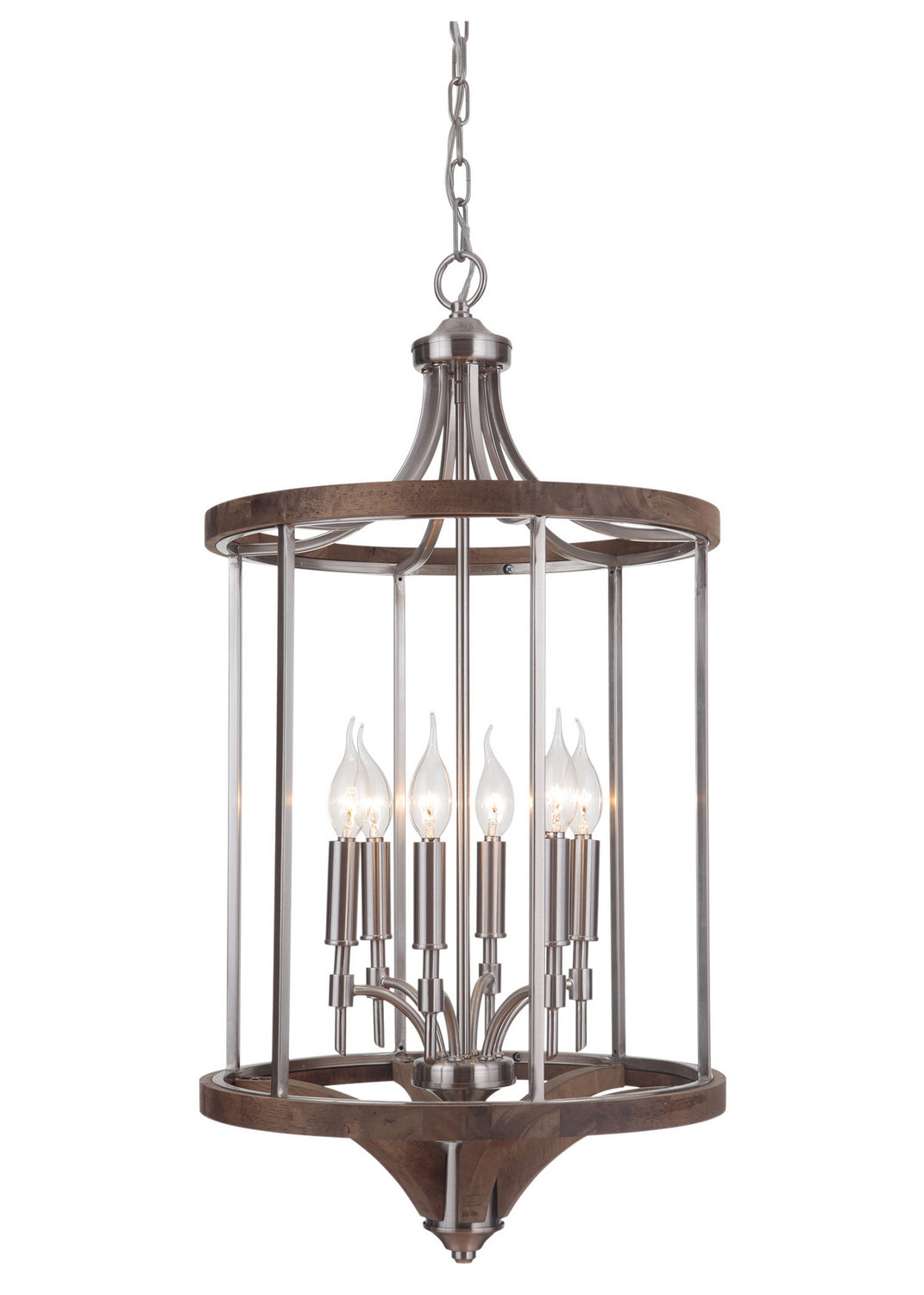 Craftmade Tahoe 40336-BNKWB Pendant Light - Brushed Nickel/Whiskey Barrel