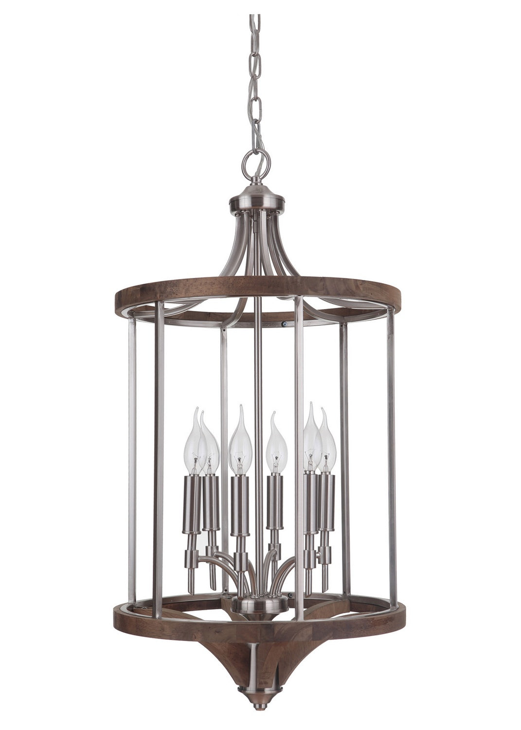 Craftmade Tahoe 40336-BNKWB Pendant Light - Brushed Nickel/Whiskey Barrel