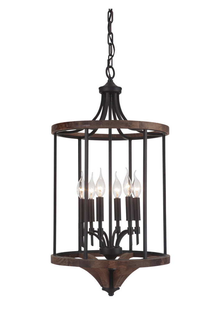 Craftmade Tahoe 40336-ESPWB Pendant Light - Espresso/Whiskey Barrel