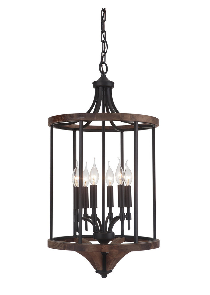 Craftmade Tahoe 40336-ESPWB Pendant Light - Espresso/Whiskey Barrel