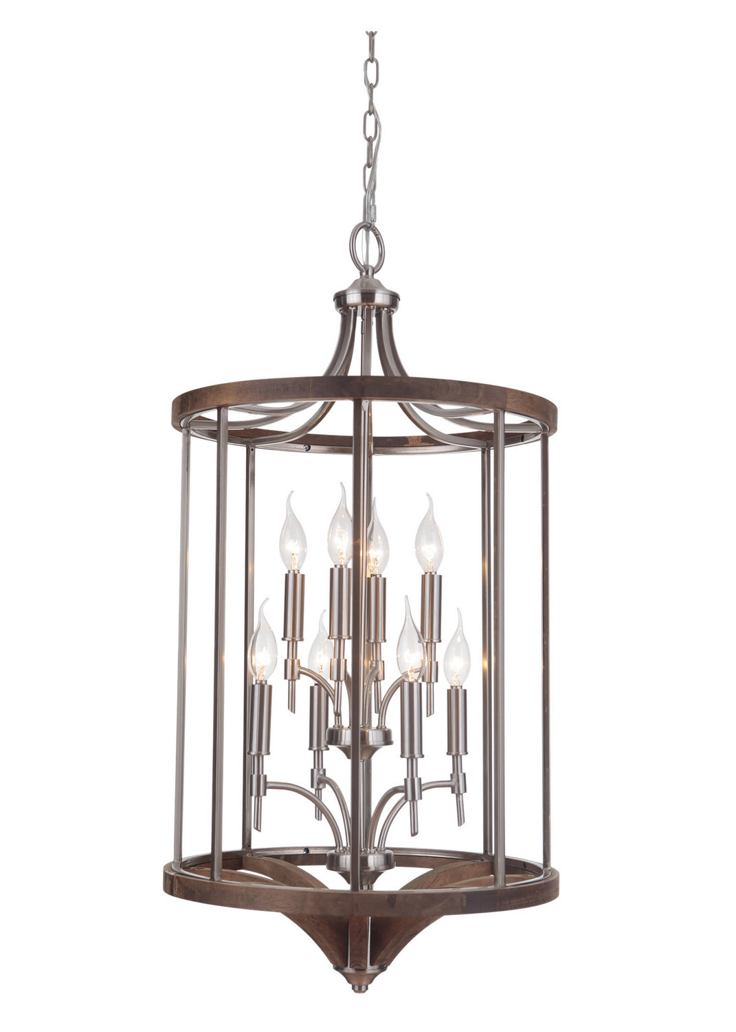 Craftmade Tahoe 40338-BNKWB Pendant Light - Brushed Nickel/Whiskey Barrel