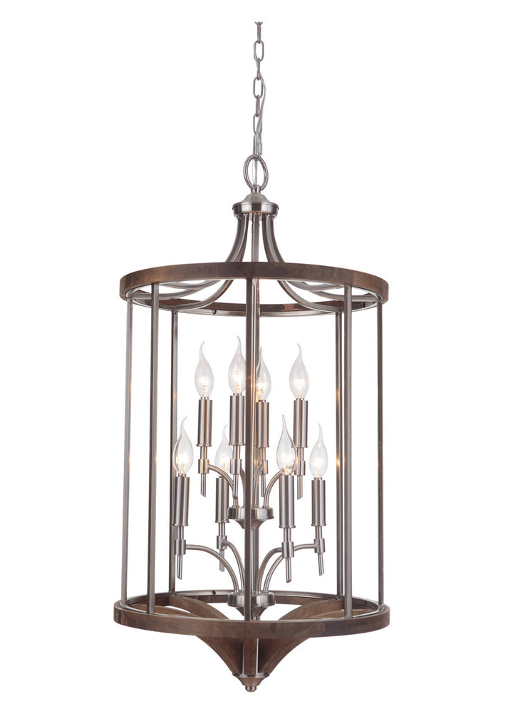 Craftmade Tahoe 40338-BNKWB Pendant Light - Brushed Nickel/Whiskey Barrel