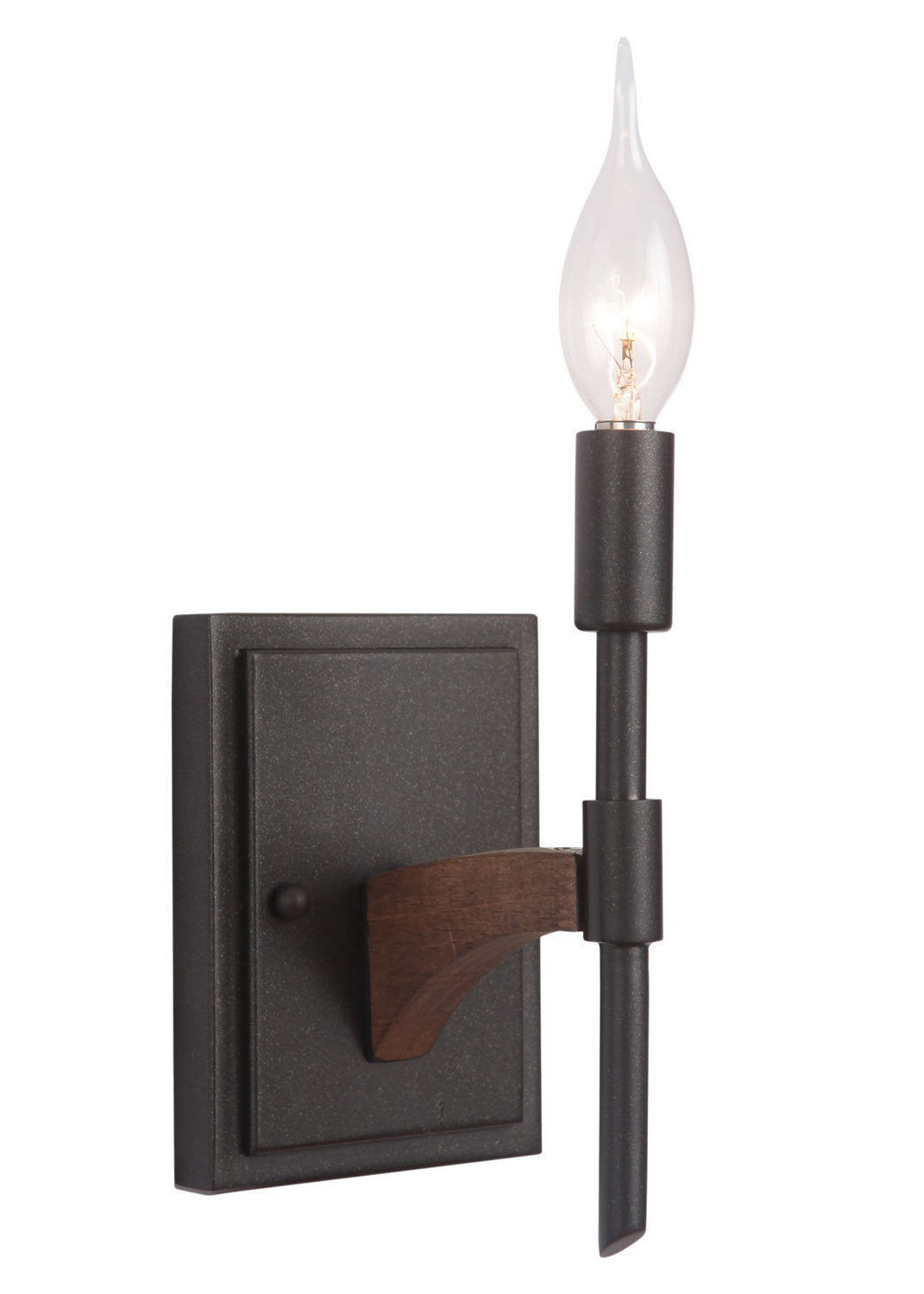 Craftmade Tahoe 40361-ESPWB Wall Sconce Light - Espresso/Whiskey Barrel