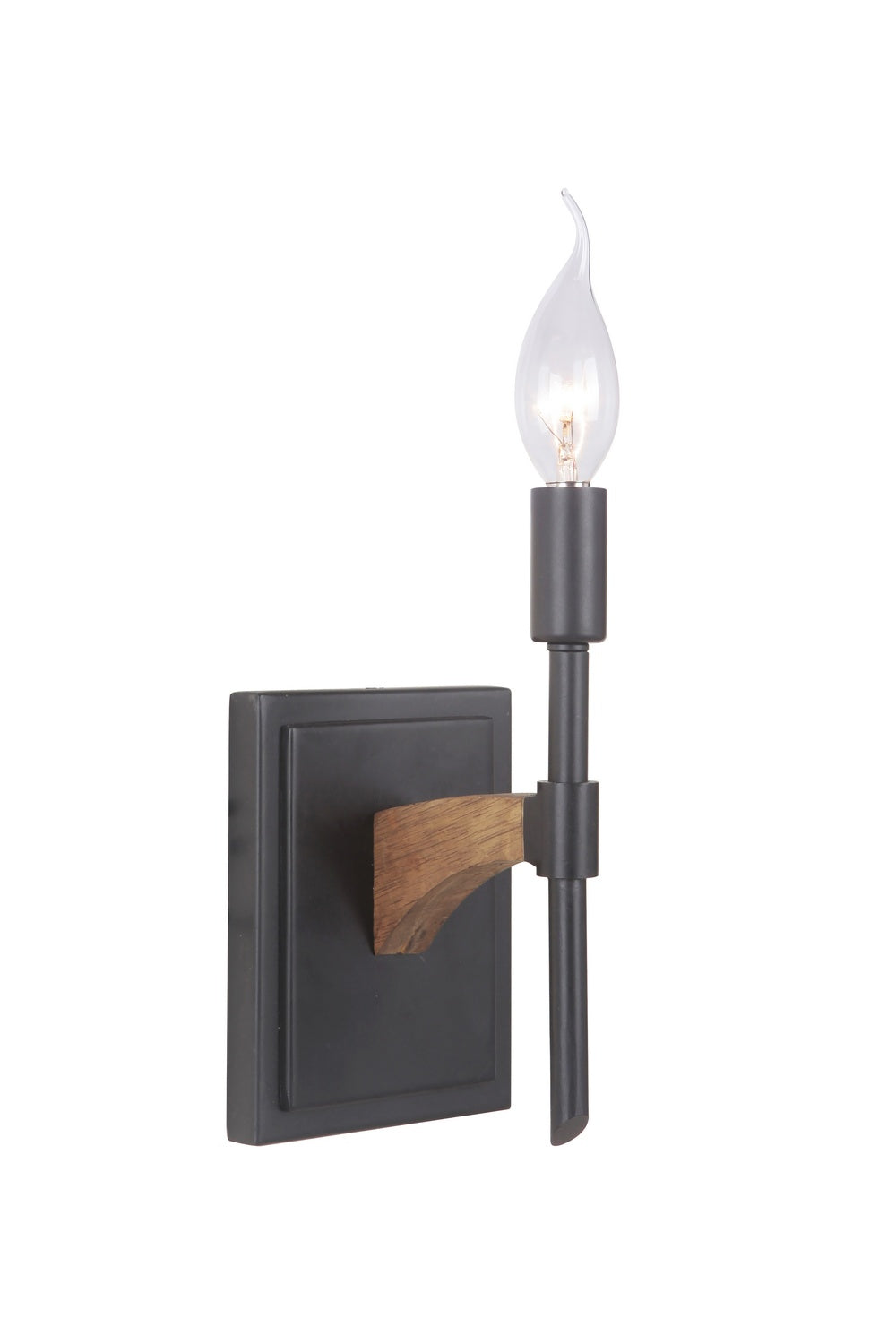 Craftmade Tahoe 40361-ESPWB Wall Sconce Light - Espresso/Whiskey Barrel