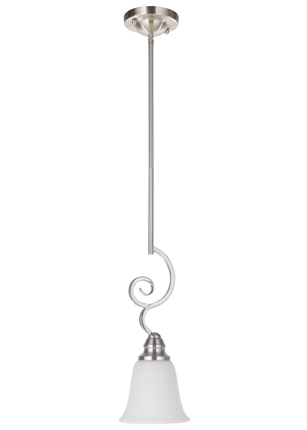 Craftmade Cecilia 7106BNK1-WG Pendant Light - Brushed Satin Nickel