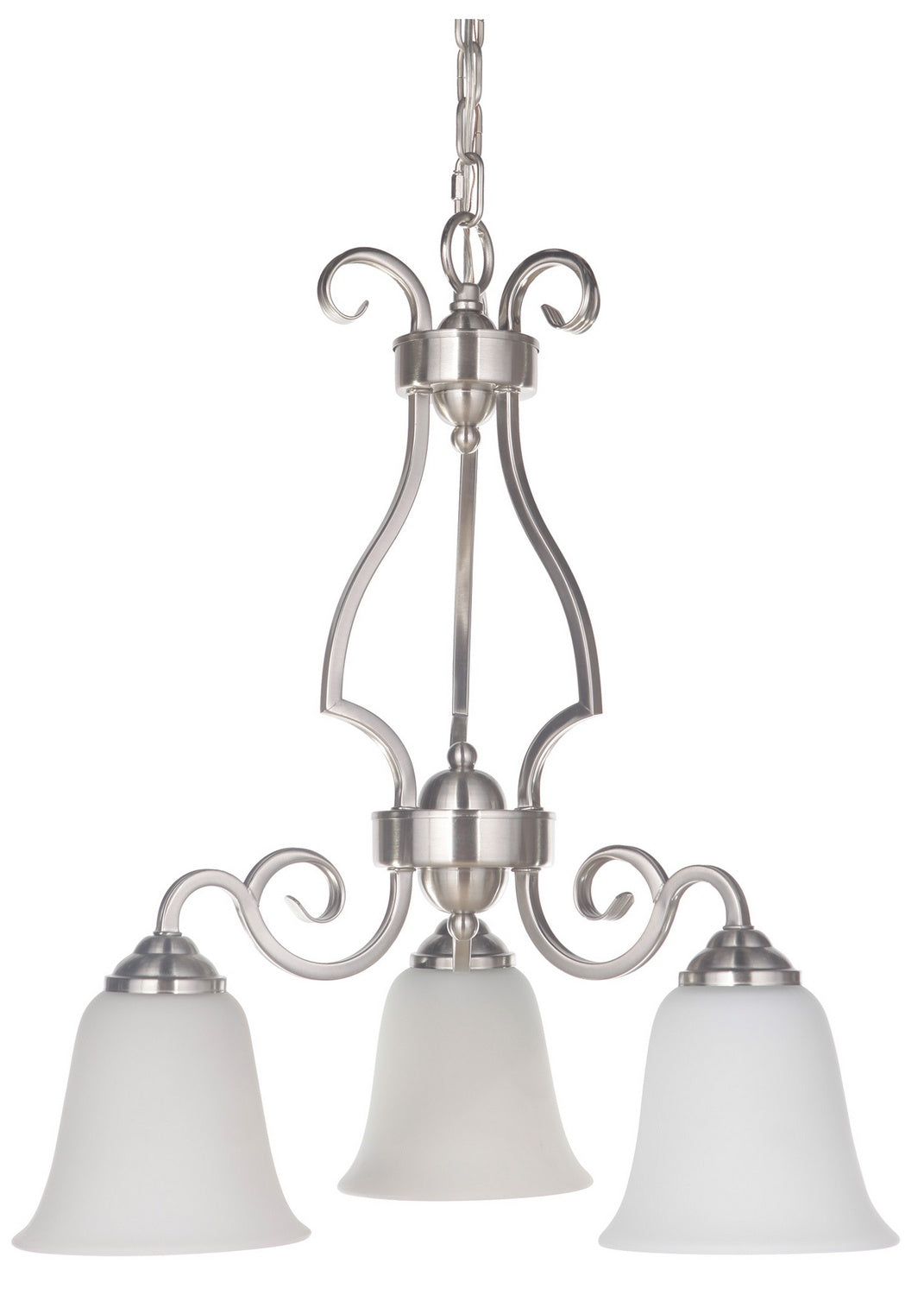 Craftmade Cecilia 7121BNK3-WG Chandelier Light - Brushed Satin Nickel