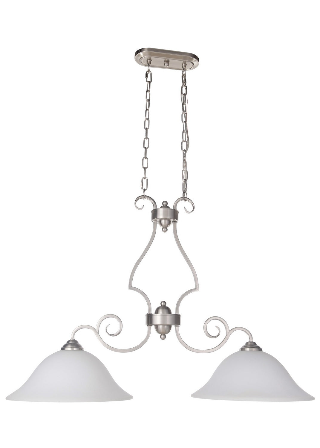 Craftmade Cecilia 7136BNK2-WG Pendant Light - Brushed Satin Nickel