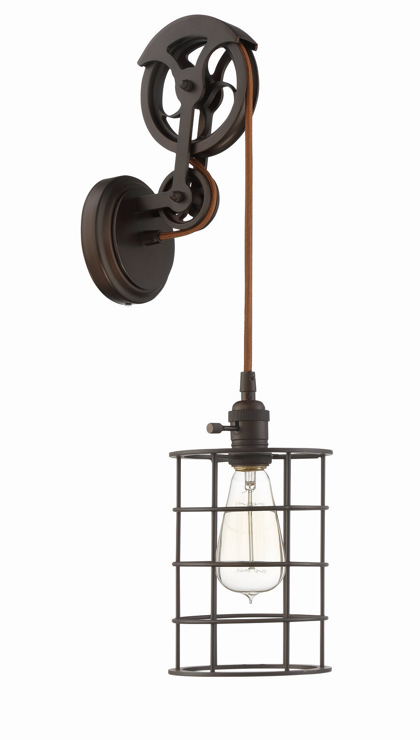 Craftmade Design & Combine CPMKPW-1ABZ Wall Sconce Light - Aged Bronze Brushed